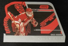 2000-01 Topps Stadium Club Glove Save Chris Osgood #GS9 Die Cut Red Wings